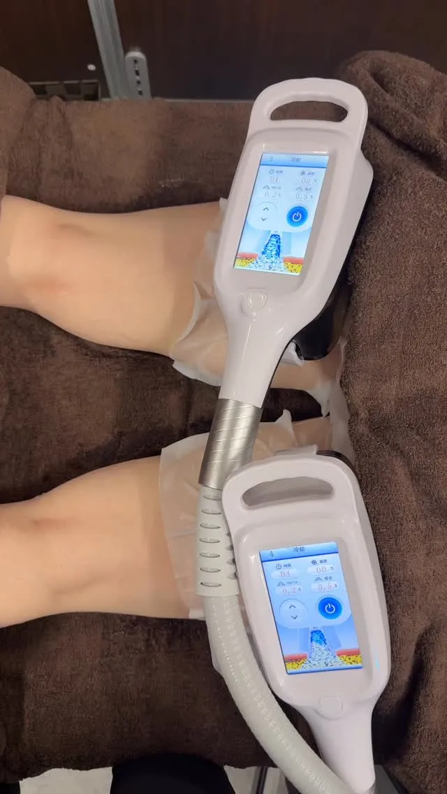 今日は “もも裏とお尻の境目” を脂肪冷却❄️